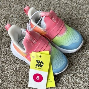 All in Motion Kids/Toddler Size 5 Colorful Gradient Sneakers